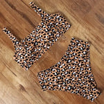 Maillot de bain 2 pièces léopard beige - Vignette | My Léopard