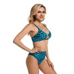 Maillot de Bain Bikini Léopard Bleu - Vignette | My Léopard