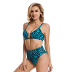 Maillot de Bain Bikini Léopard Bleu - Vignette | My Léopard