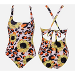 Maillot de Bain Imprimé Léopard Fleuri - Vignette | My Léopard