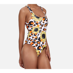 Maillot de Bain Imprimé Léopard Fleuri - Vignette | My Léopard