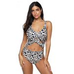 Maillot de Bain Imprimé Léopard Une Pièce - Vignette | My Léopard