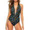 Colorful Leopard Print Swimsuit Abstract Rainbow Beach