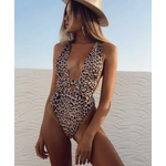 Maillot de Bain Monokini Imprimé Léopard - Vignette | My Léopard