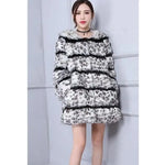 Abrigo con estampado de leopardo blanco - Vignette | My Léopard