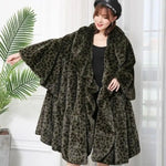 Oversized Khaki Leopard Print Coat - Vignette | My Léopard