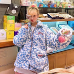 Manteau Léopard Bleu - Vignette | My Léopard