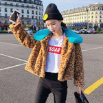 Manteau Léopard Col Bleu - Vignette | My Léopard