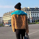 Manteau Léopard Col Bleu - Vignette | My Léopard