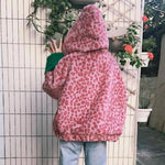 Manteau Léopard Oversize Rose - Vignette | My Léopard