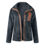 Manteau Léopard Style Aviateur Gris - Vignette | My Léopard