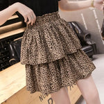 Leopard Ruffle Mini Skirt - Vignette | My Léopard