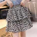 Leopard Ruffle Mini Skirt - Vignette | My Léopard
