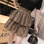 Leopard Ruffle Mini Skirt - Vignette | My Léopard