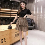 Leopard Ruffle Mini Skirt - Vignette | My Léopard