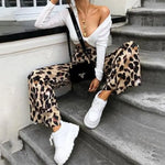 Pantalon Ample Léopard Satiné - Vignette | My Léopard