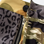 Pantalones cargo de leopardo con parches de camuflaje - Vignette | My Léopard