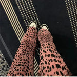 Pantalon Coupe Fluide Rose Léopard - Vignette | My Léopard