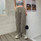 pantalon fluide léopard beige
