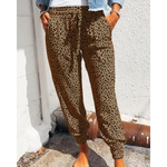 Pantalon Fluide Léopard Printemps-Été Marron - Vignette | My Léopard