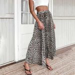 Pantalon Fluide Léopard Taille Haute - Vignette | My Léopard