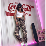 Pantalon Léopard Femme Style Décontracté - Vignette | My Léopard