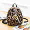 Petit sac léopard fausse fourrure.