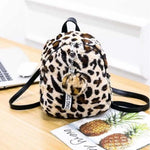 Petit Sac Léopard Fausse Fourrure Beige - Vignette | My Léopard