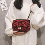 Red Amélie Leopard Pouch - Vignette | My Léopard