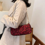 Leopard Clutch with Gold Chain - Vignette | My Léopard