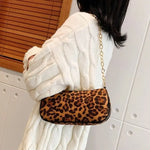Leopard Clutch with Gold Chain - Vignette | My Léopard