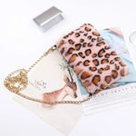 Pink Leopard Faux Fur Clutch - Vignette | My Léopard