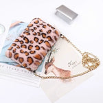 Pink Leopard Faux Fur Clutch - Vignette | My Léopard