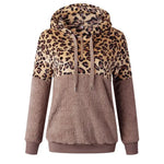 Red Khaki Leopard Hoodie - Vignette | My Léopard