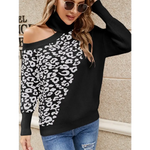 Black Leopard High Neck Sweater - Vignette | My Léopard