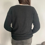 Pull Femme Imprimé Léopard Tendance Noir - Vignette | My Léopard