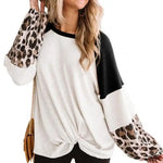 White Tricolor Leopard Sweater - Vignette | My Léopard