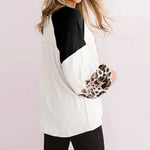 White Tricolor Leopard Sweater - Vignette | My Léopard