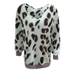 White Leopard Print Sweater - Vignette | My Léopard