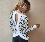 White Leopard Spotted Sweater - Vignette | My Léopard