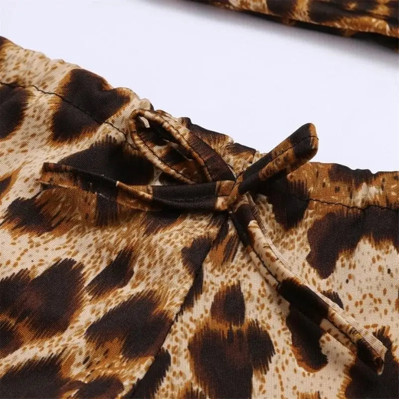 Pyjama imprimé léopard