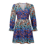 Blue Leopard Print Dress - Vignette | My Léopard