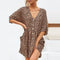 Robe chemise léopard été.