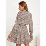 Robe Courte Léopard Manches Longues - Vignette | My Léopard