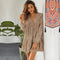 Robe femme imprimée léopard