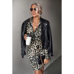 Robe Femme Léopard Gris - Vignette | My Léopard