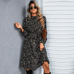 Robe Imprimée Léopard Elégante - Vignette | My Léopard