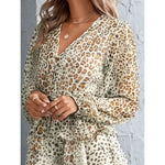 Robe Léopard Bohémienne Manches longues - Vignette | My Léopard
