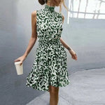 Robe Léopard Classique Verte - Vignette | My Léopard