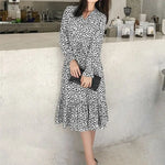 Robe léopard manches longues - Vignette | My Léopard